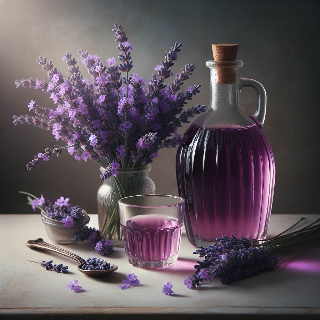 Syrop lawendowy – przepis na dodatek do deserów i napojów