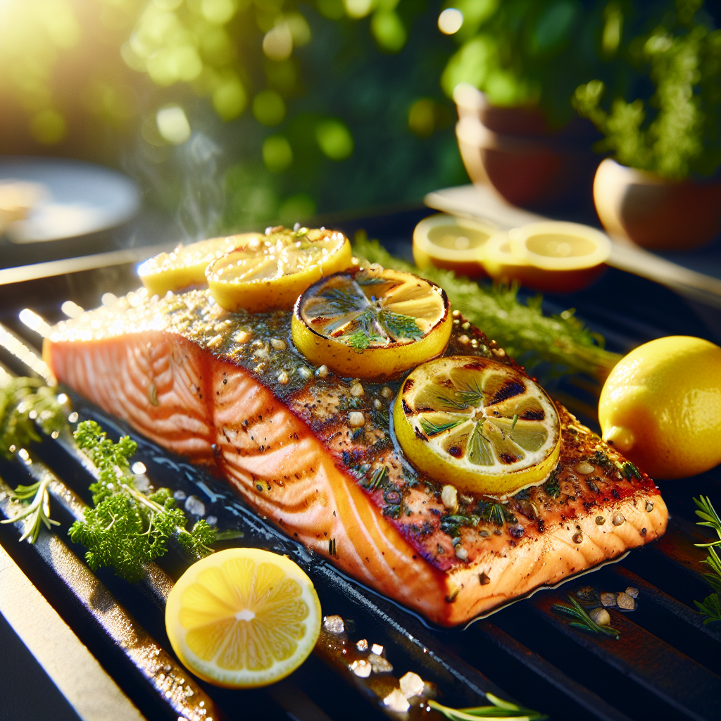 Łosoś z grilla – przepis na majówkę