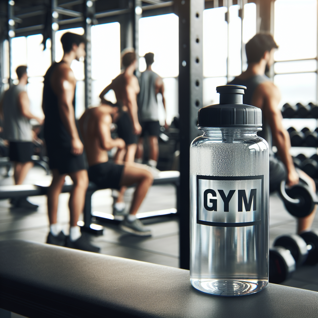 Logo na siłowni? Bidon reklamowy zabiera Twoją markę wszędzie tam, gdzie idzie klient